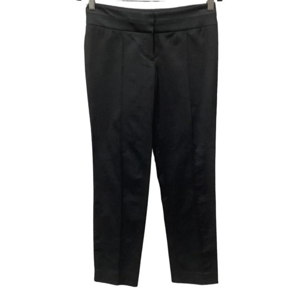 bebe Pants - Bebe Womens Black Cropped Dress Pants size 2 Evening Party Dressy EUC